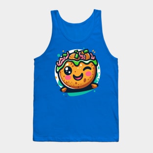 Super Cute Kawaii Takoyaki Octopus Balls Takoyaki Tank Top